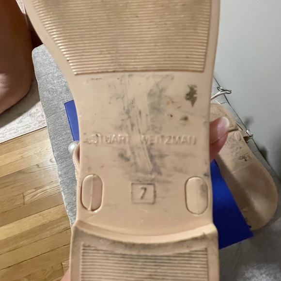 Stuart Weitzman Goldie Crystal Jelly Sandal - Picture 8 of 8